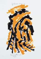 Grinau, Öl auf Papier, 2007, 50 × 70 cm