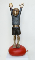 Luftsprung, Bronze, 2011, H: 50 cm