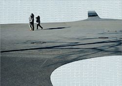 Passage 08, Öl, Fotografie, Alu-Dibond, 2002, 21 × 30 cm