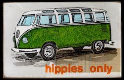 hippies only green