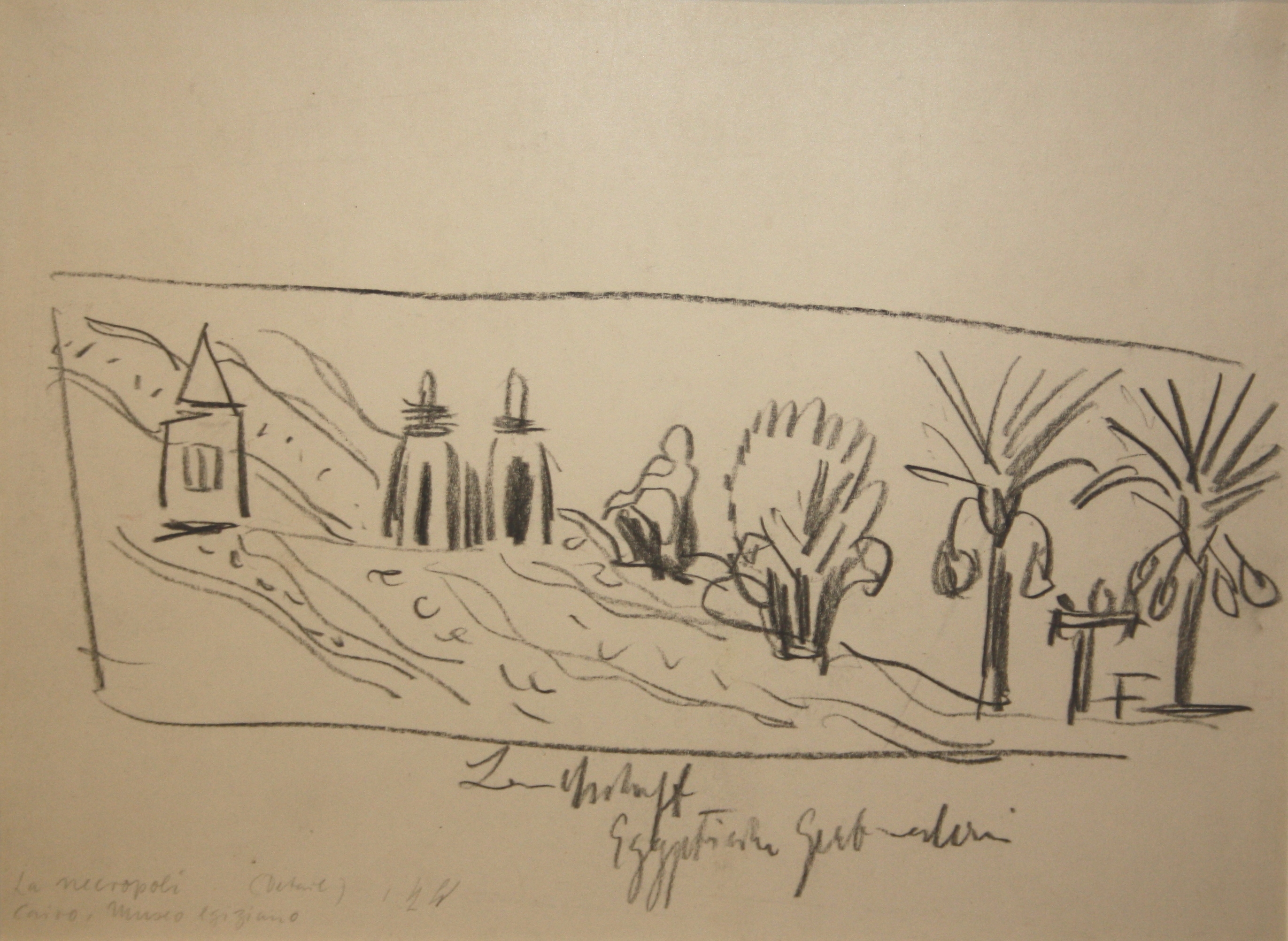 Landschaft Egyptische Grabmalerei
