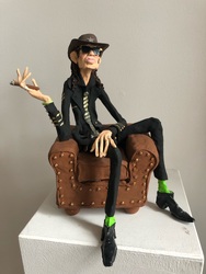 Udo Lindenberg im Ledersessel
