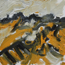 Variationen Grinau Nr. 10, Öl auf Leinwand, 2012, 20 &times; 20 cm