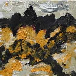 Variationen Grinau Nr. 15, Öl auf Leinwand, 2012, 20 &times; 20 cm