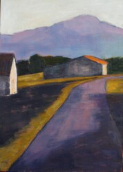 Abendlicht, Öl auf Leinwand, 2016, 70 &times; 50 cm