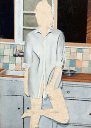 o.T. XXII./13, Öl auf Schichtholz, 2013, 42 &times; 30 cm