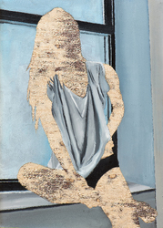 o.T. VIII./13, Öl auf Schichtholz, 2013, 42 &times; 30 cm