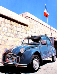 Citroen 2CV in Saint-Tropez