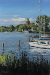 Ratzeburg, Öl auf Leinwand, 60 &times; 40 cm