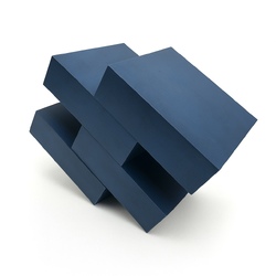 Layering, blue