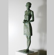 Heute hier, morgen dort, Bronze, 2014, H: 92 cm