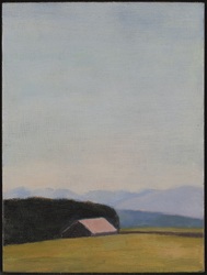 Hoher Himmel, Öl auf Leinwand, 2017, 40 &times; 30 cm
