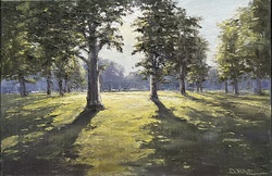 Gegenlicht im Hermann-Hesse-Park, Mühlentor