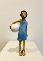 Mädchen mit Ball