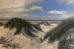 Dünen St. Peter-Ording, Öl auf Leinwand, 80 &times; 120 cm