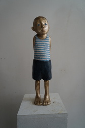 Lasse, Bronze, 2017, H: 60 cm