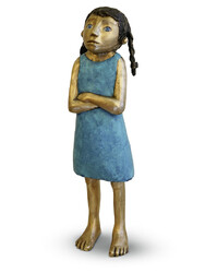 Mädchen, Bronze, 2016, H: 42 cm