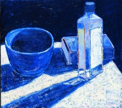 Nächtliches Stillleben, Öl auf Leinwand, 2007, 80 &times; 90 cm