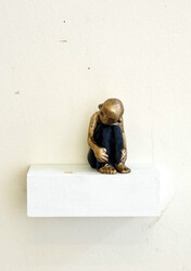 Sternstunde, Bronze/Holz, 2017, H: 6 cm