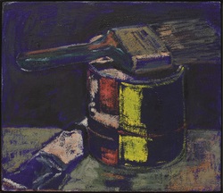 Stillleben, nachts, Öl auf Leinwand, 2017, 65 &times; 75 cm