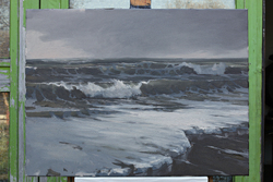 Sturm, Öl auf Leinwand, 2016, 60 &times; 80 cm