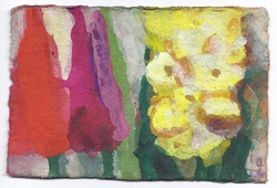 Tulpen, Gouache, 2010, 10 &times; 15 cm