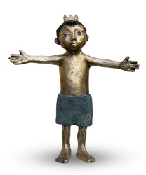 Wiedersehen, Bronze, 2015, H: 45 cm