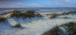 Sylter Dünen, Öl auf Leinwand, 60 &times; 130 cm