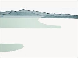 Ashore XIII, Radierung und Hochdruck, 2007, 30 &times; 40 cm