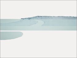 Ashore XIV, Radierung und Hochdruck, 2007, 30 &times; 40 cm