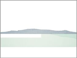 Ashore III, Radierung und Hochdruck, 2007, 30 &times; 40 cm