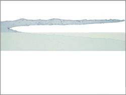 Ashore IV, Radierung und Hochdruck, 2007, 30 &times; 40 cm
