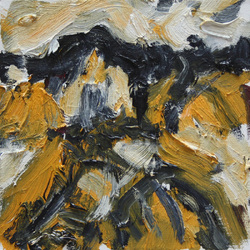 Auch nur Felder, Öl auf Leinwand, 2012, 20 &times; 20 cm
