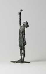 Blumenmädchen, Bronze, n/a, 6 &times; 5 &times; 19 cm