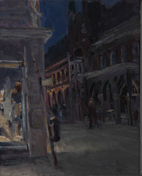 Breite Straße, Öl auf Leinwand, 2010, 50 &times; 40 cm