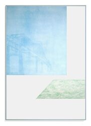Crossing II, Radierung/Hochdruck, 2012, 100 &times; 70 cm