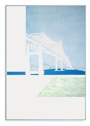 Crossing III, Radierung/Hochdruck, 2012, 100 &times; 70 cm