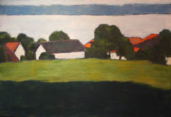 Elzer Berg (Starnberger See), Öl auf Leinwand, 2013, 90 &times; 130 cm