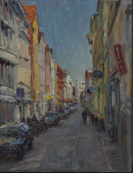 Fleischhauerstraße, Öl auf Leinwand, 2010, 65 &times; 50 cm
