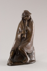 Der Flötenbläser, Bronze, 1936, 59,2 &times; 38,1 &times; 25 cm
