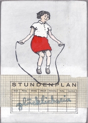 glücklichsein, groß, Acryl/Collagen auf MDF, 2016, 29 &times; 20,5 cm
