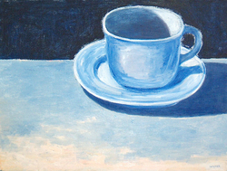 Große Tasse, Öl auf Leinwand, 2007, 60 &times; 80 cm
