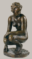 Hockende, Bronze, 1926, H: 48 cm