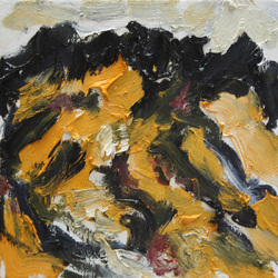 Im Sonnentag, Öl auf Leinwand, 2012, 20 &times; 20 cm