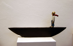 Im Wind, Bronze, 2010, 15,5 &times; 35 cm