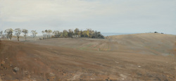 Johannistal, Öl auf Hartfaser, 2012, 23 &times; 50 cm