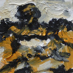 Kleine Felder, Öl auf Leinwand, 2012, 20 &times; 20 cm