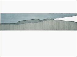 Lake XXIII, Radierung/Hochdruck, 2005, 30 &times; 40 cm