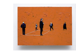 Missing the right moment / Folgsamkeit und Gefügigkeit #24, Öl, Fotografie, Aluminium, 2007, 21 &times; 30 cm