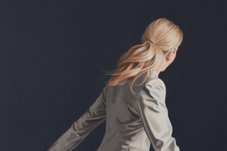 o. T. (Departure 2), Acryl auf Leinwand, 2022, 80 &times; 120 cm